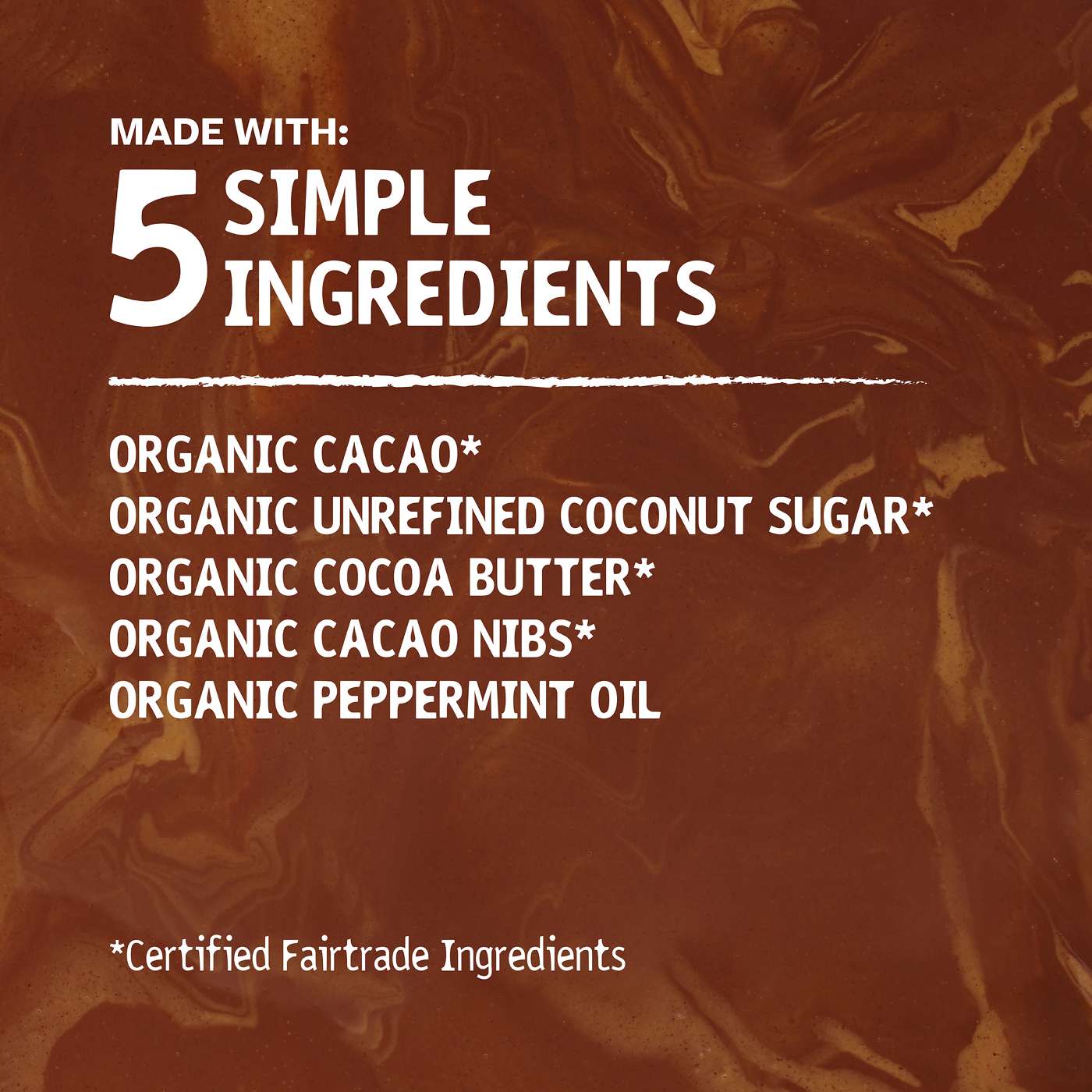 Hu Organic Crunchy Mint Dark Chocolate Bar; image 3 of 9