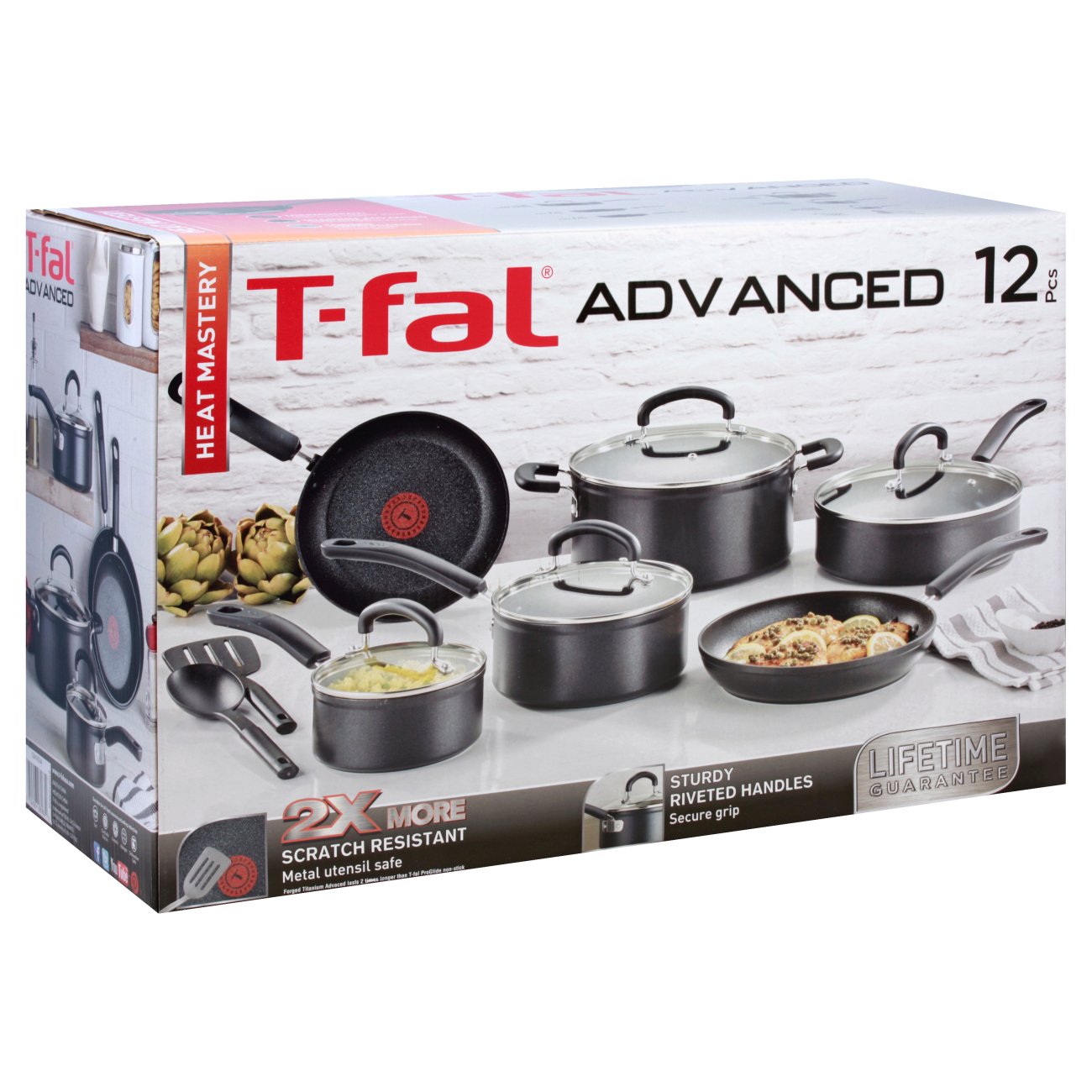Tfal Advanced Titanium Set Shop Cookware at HEB