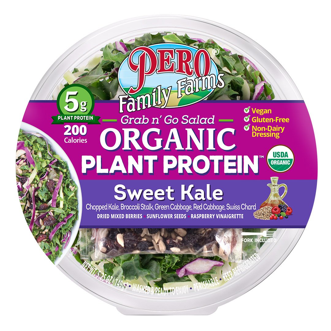 Pero Family Farms Organic Sweet Kale Protein Salad Shop Salads at HEB