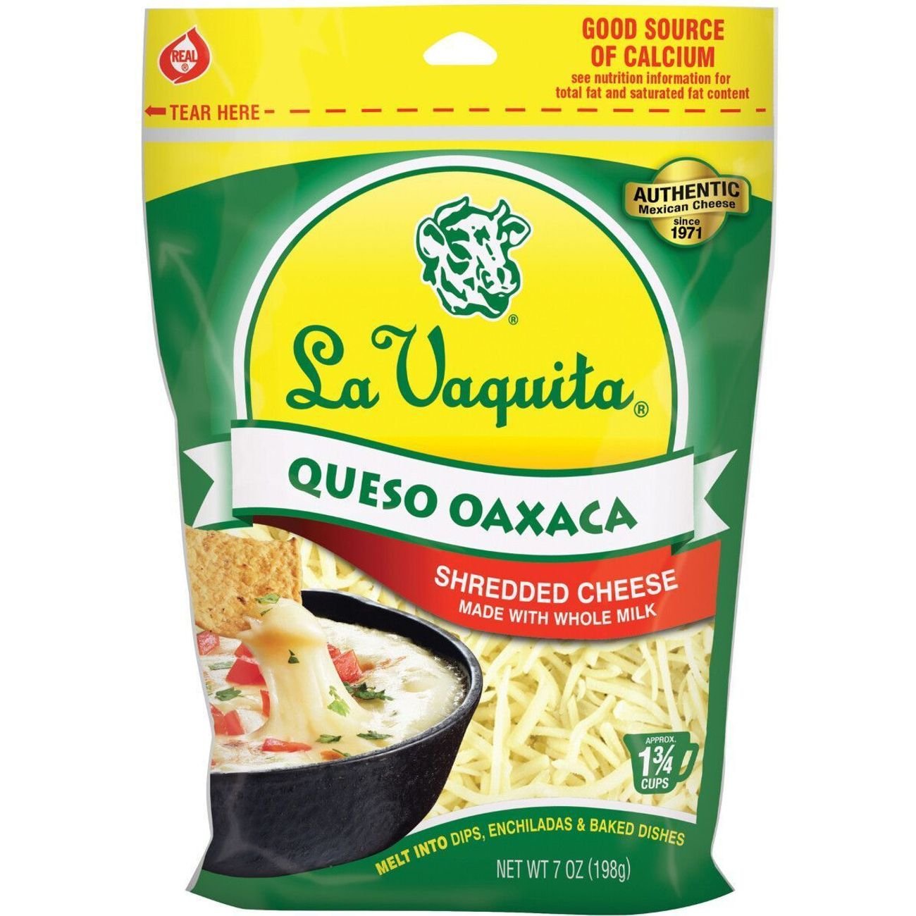 La Vaquita Queso Oaxaca Shredded Cheese Shop Cheese at HEB