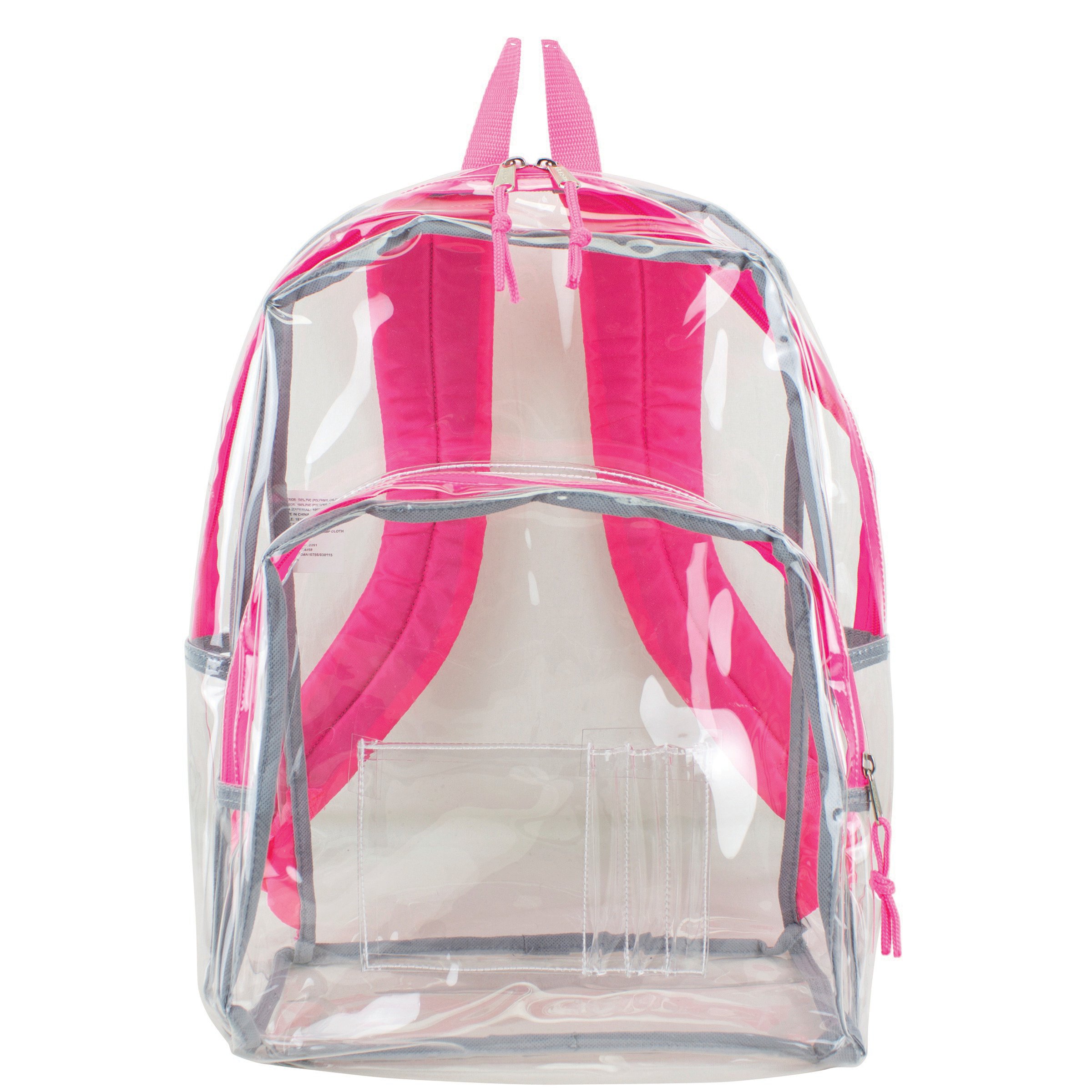 Clear discount backpack academy