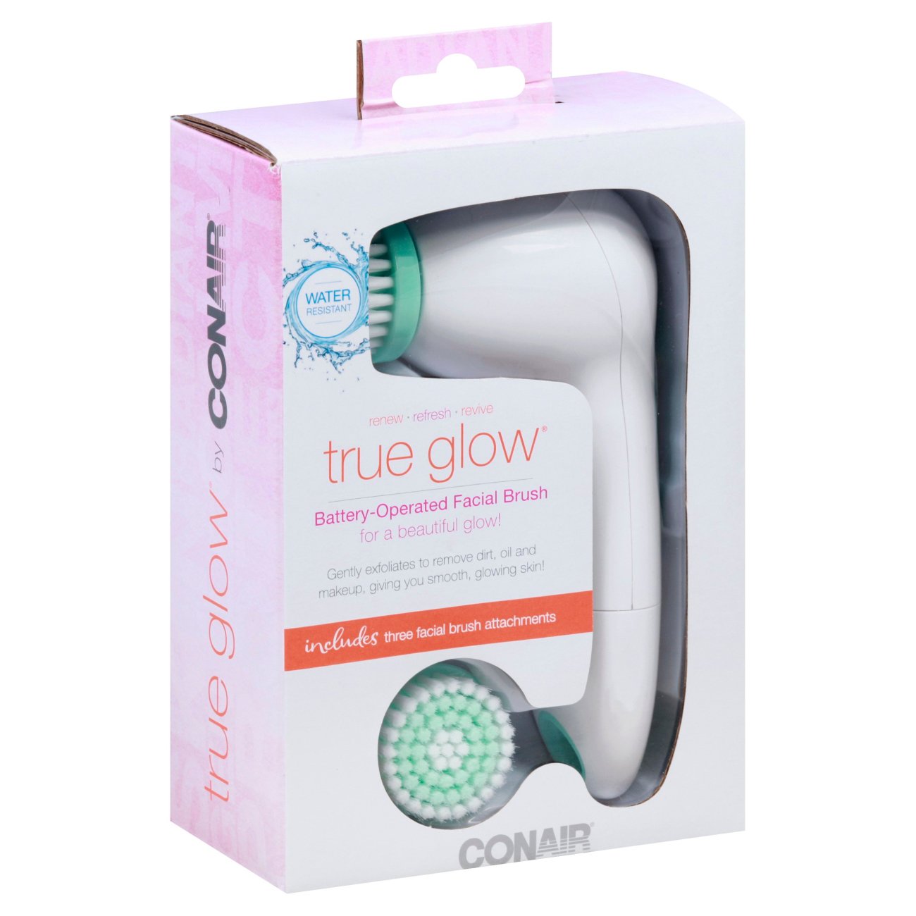Conair True Glow Battery Operated Facial Brush Shop Facial Cleansers