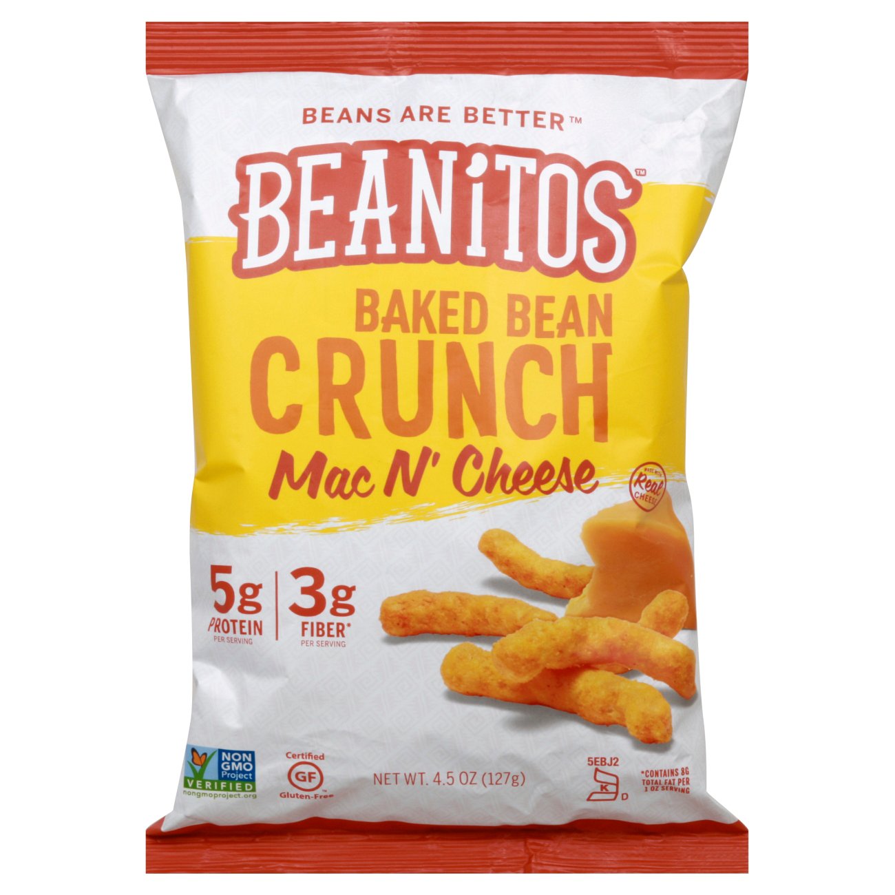 Beanitos Mac N' Cheese Baked Bean Crunch Shop Chips at HEB