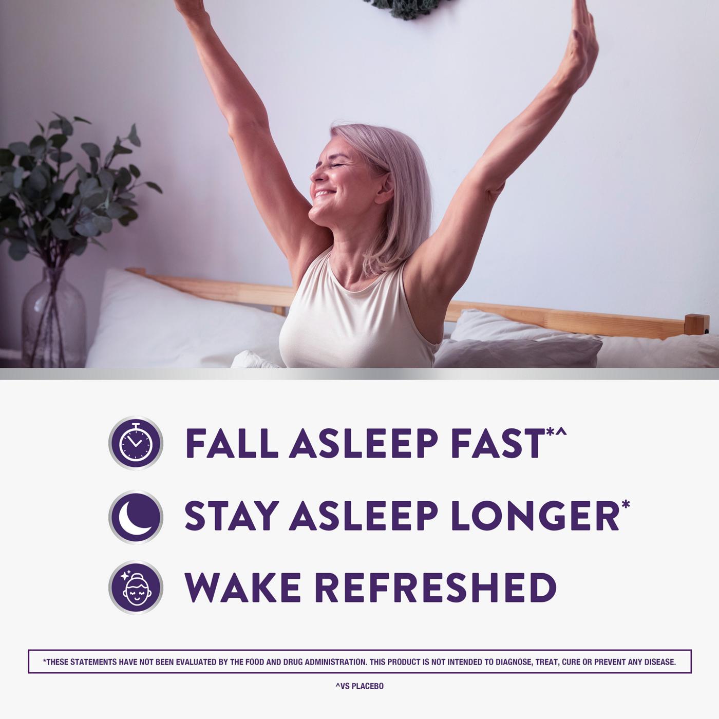 Vicks ZzzQuil PURE Zzzs Melatonin Gummies, Sleep Aid with Chamomile & Lavender, Wildberry Vanilla Flavor; image 5 of 6