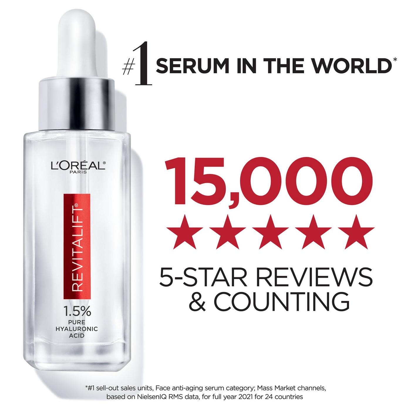 L'Oréal Paris Revitalift Derm Intensives Hyaluronic Acid Face Serum; image 7 of 7