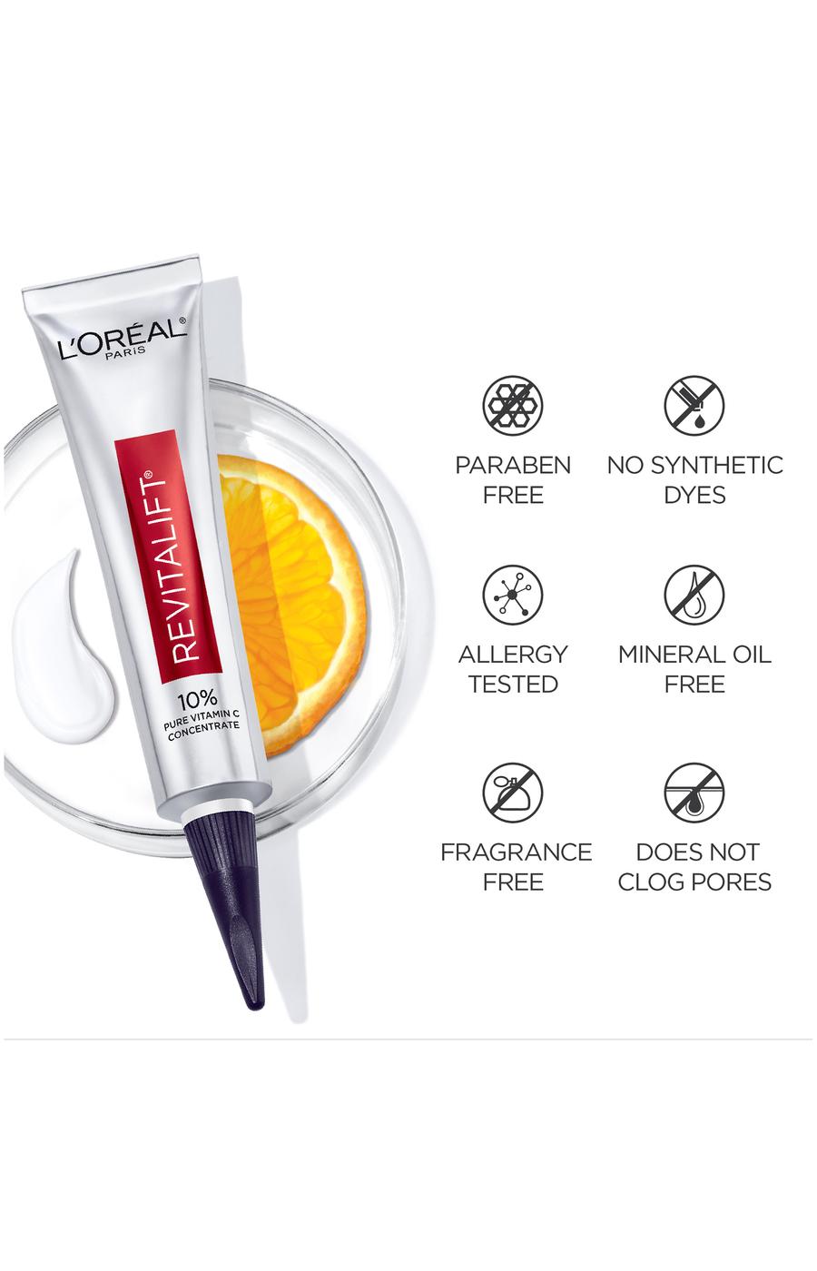 L'Oréal Paris Revitalift Derm Intensives Vitamin C Serum, Paraben Free; image 6 of 6