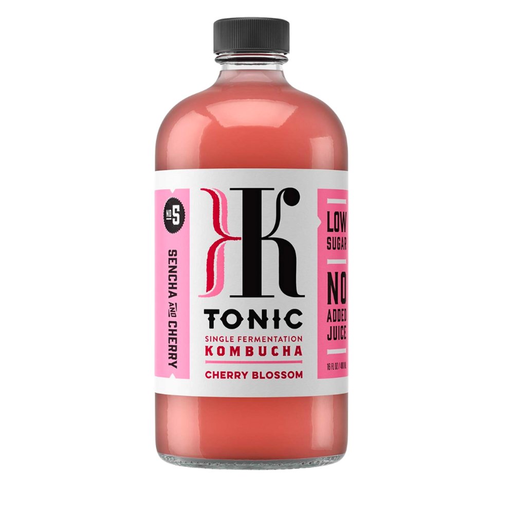 K Tonic Cherry Blossom Kombucha, 16 oz