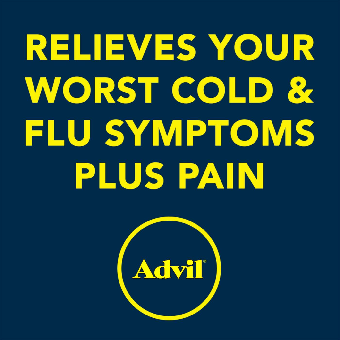 Advil Multi-Symptom Cold and Flu Coated Tablet; image 3 of 7