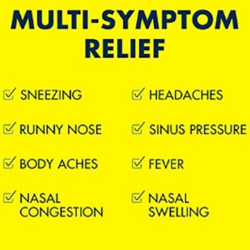 Advil Multi Symptom Cold and Flu Medicine with Ibuprofen, Phenylephrine HCL and Chlorpheniramine Maleate