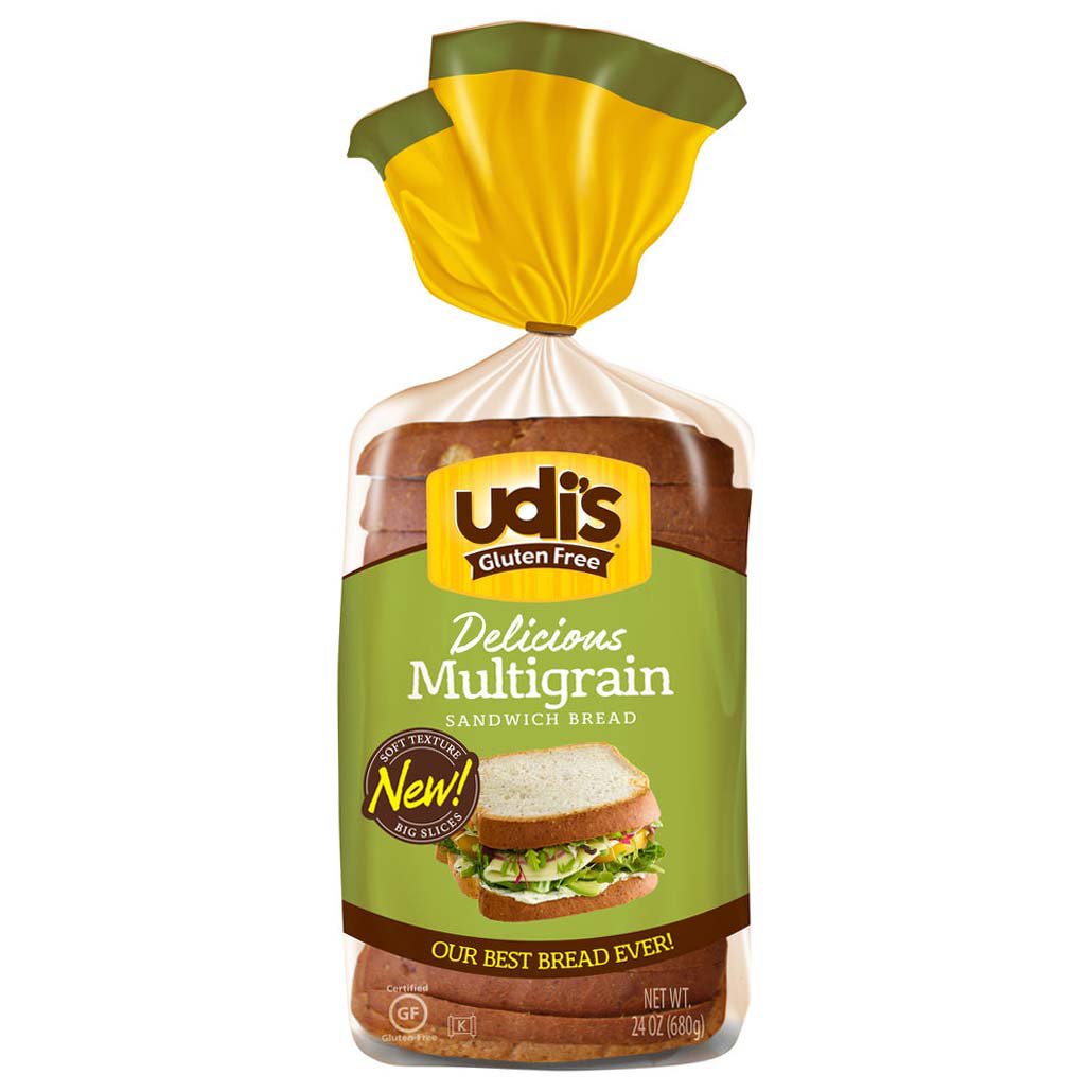 Udi's Gluten Free Multigrain Sandwich Bread - Shop Bread & Baked Goods
