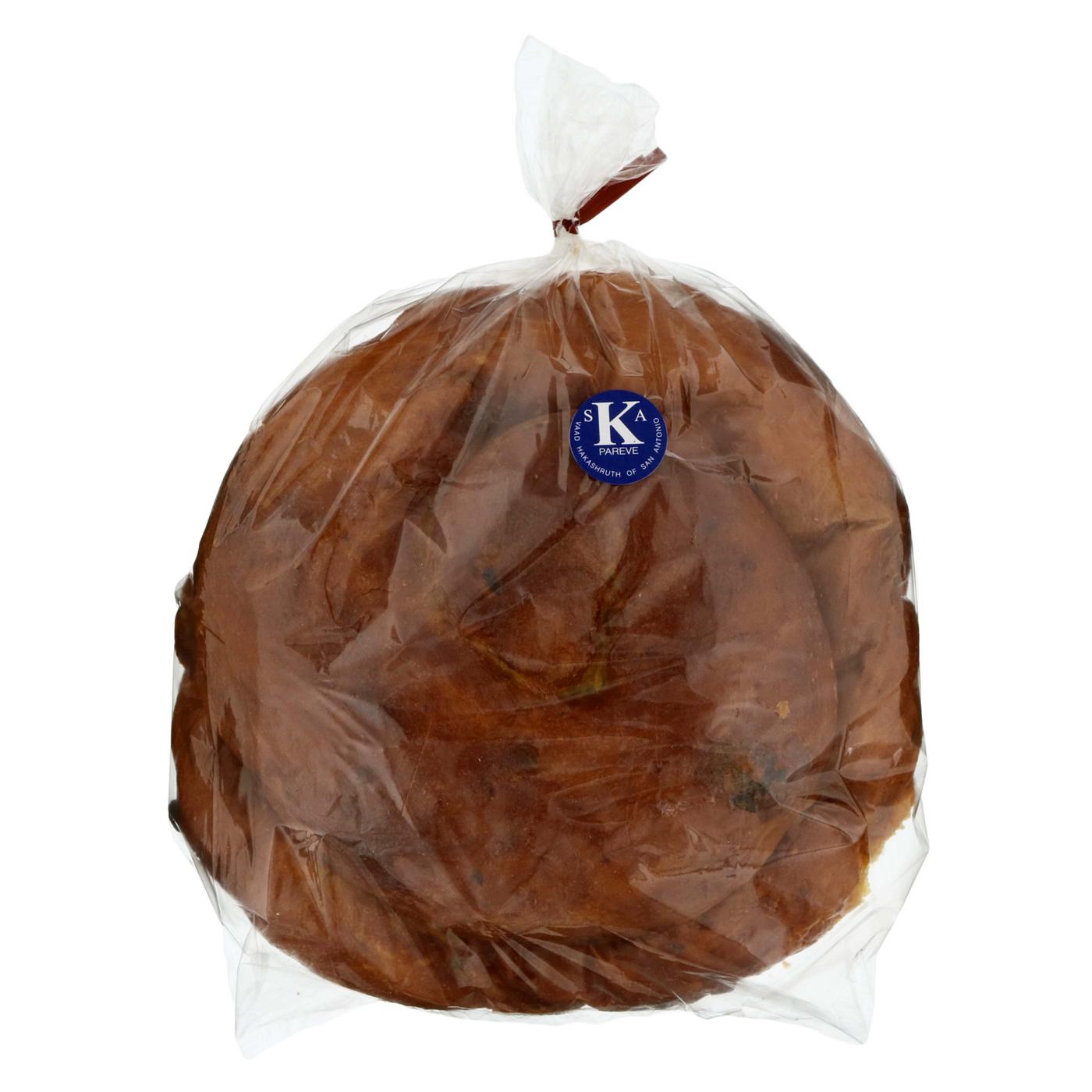 H-E-B Bakery Kosher Round Raisin Challah Bread; image 1 of 2