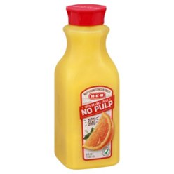 H-E-B No Pulp Light Orange Juice, 52 oz | Low Prices & Quality