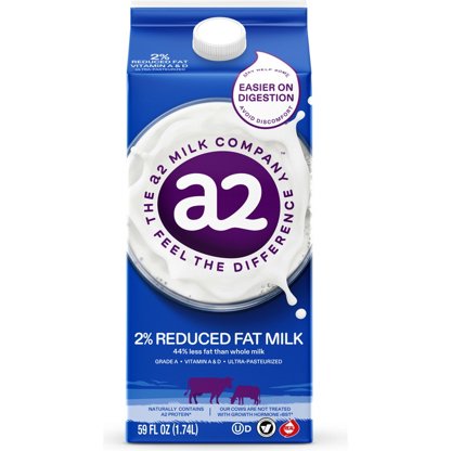 Ferndale Organic  A2/A2 2% Reduced Fat Milk, 1/2 gal