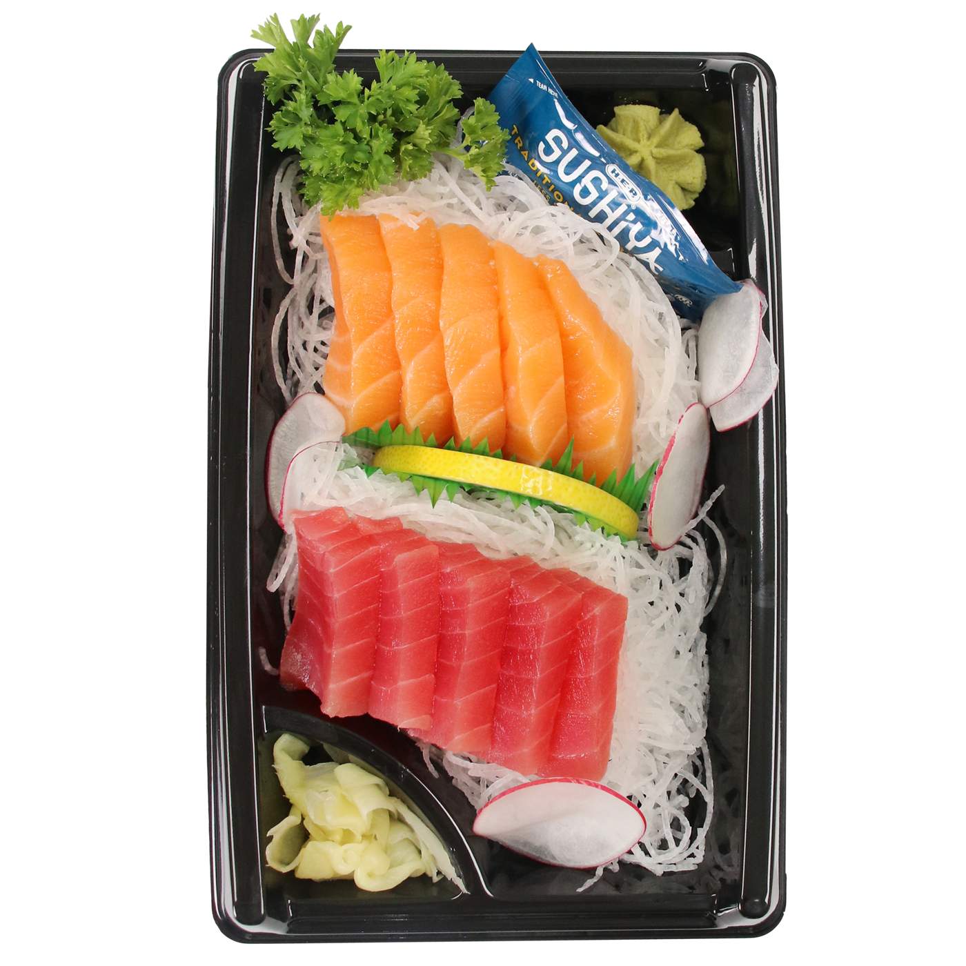 H-E-B Sushiya Tuna & Salmon Sashimi; image 1 of 3