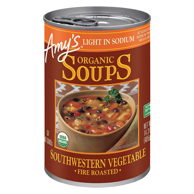 Amy's Organic Light In Sodium Roasted Southwest Vegetable Soup - Shop ...