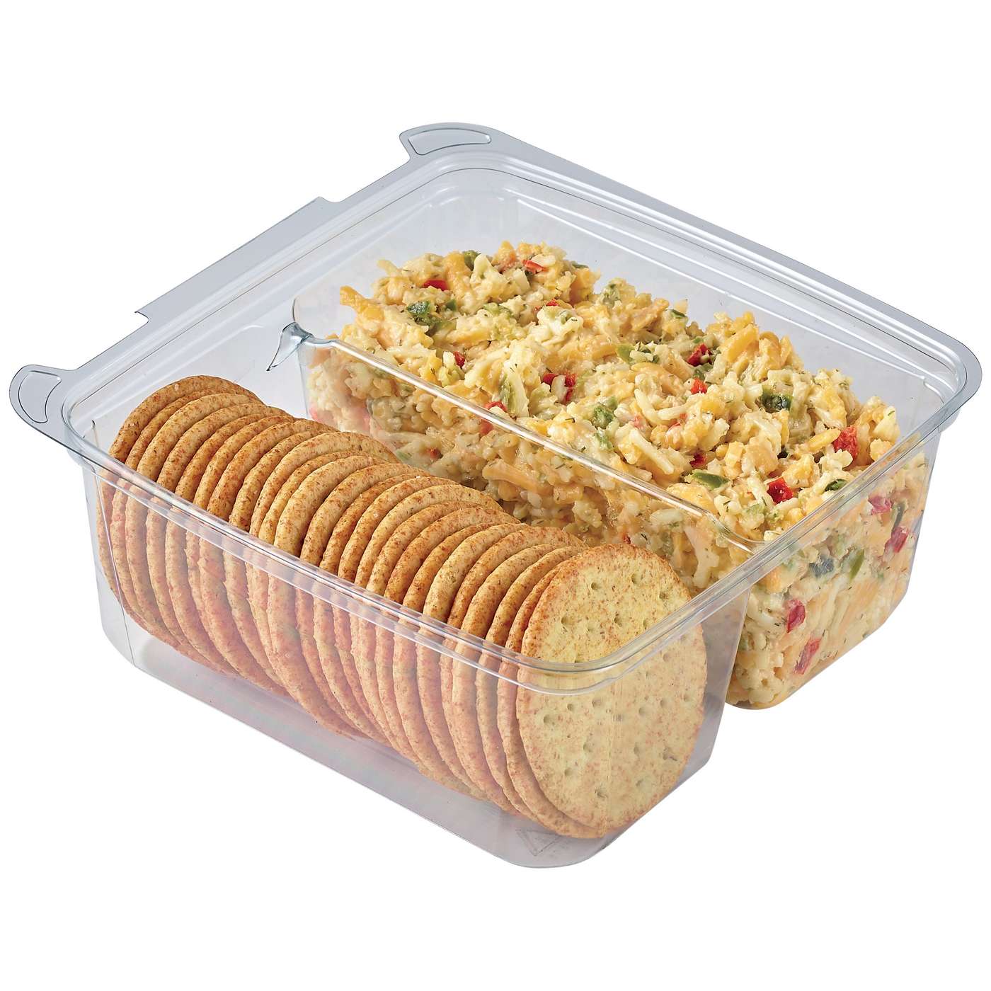 Meal Simple by H-E-B Jalapeño Pimento Cheese Spread & Crackers; image 1 of 3