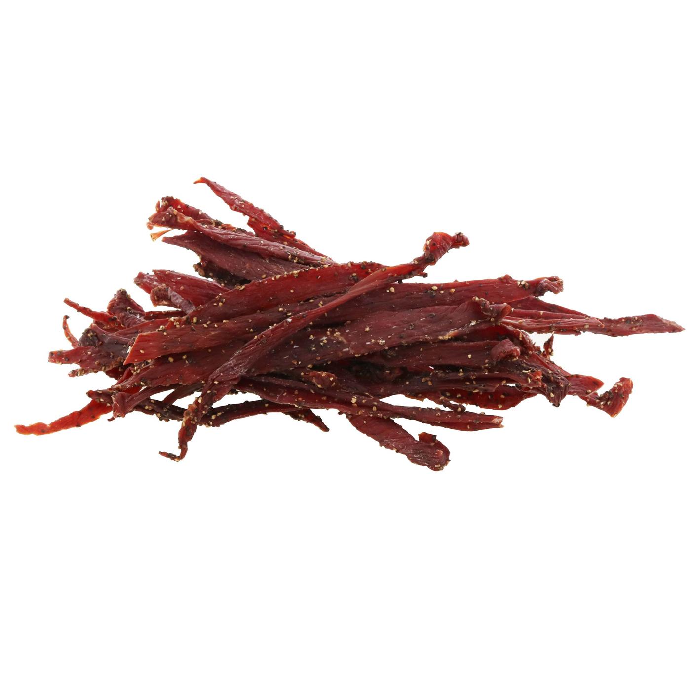 Prasek's Thin Cut Beef Jerky - Peppered; image 1 of 2