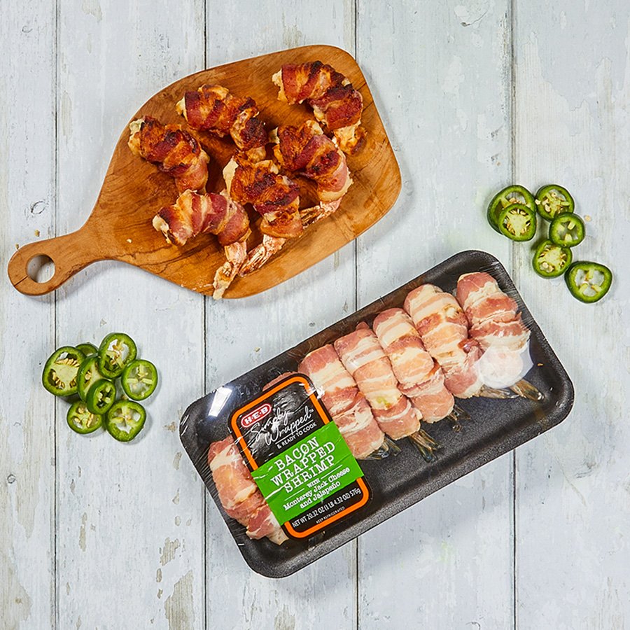 H-E-B Simply Wrapped Shrimp Monterey Jack Cheese Jalapeno Poppers ...