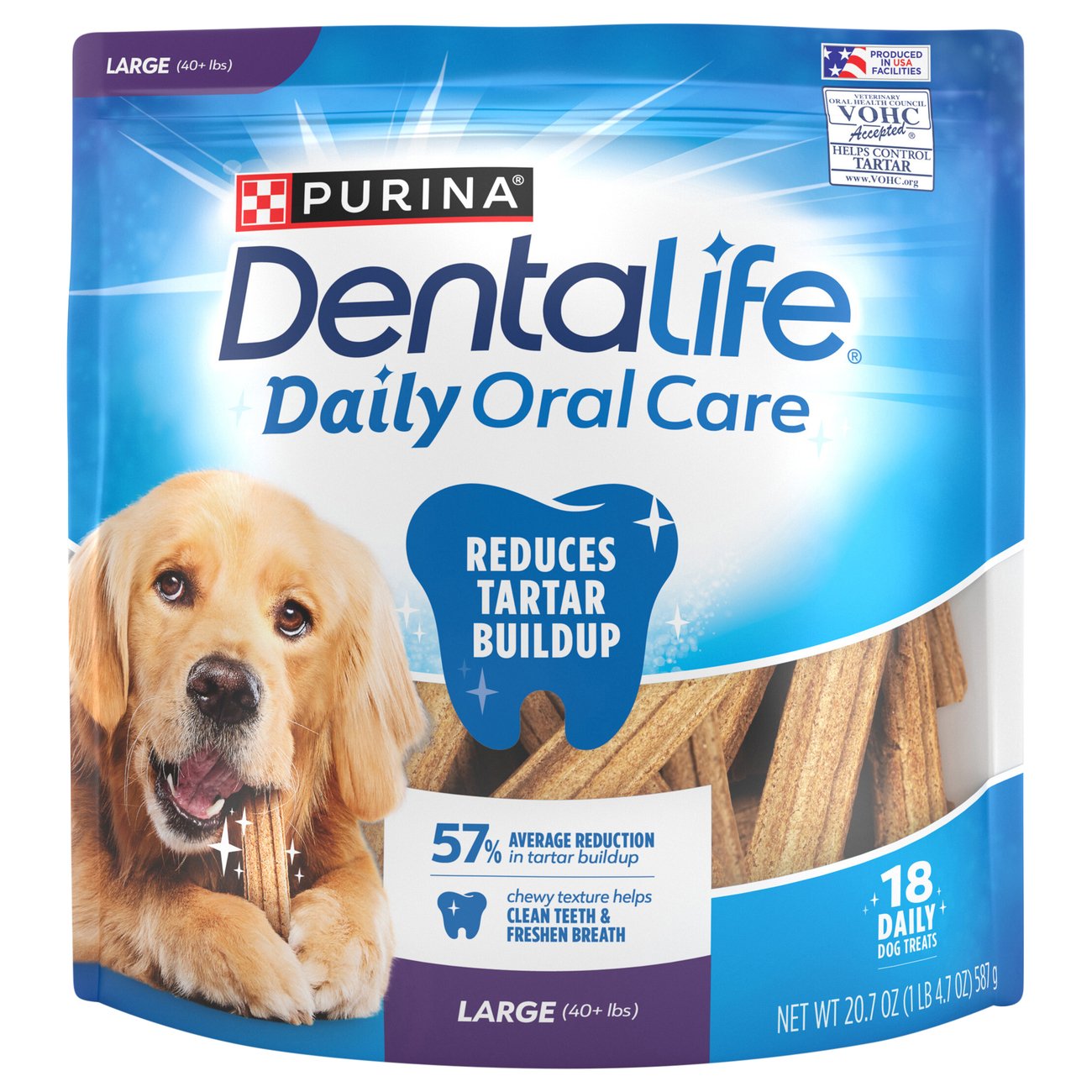 DentaLife Oral Care Large Dog Treats Shop Dental treats at HEB