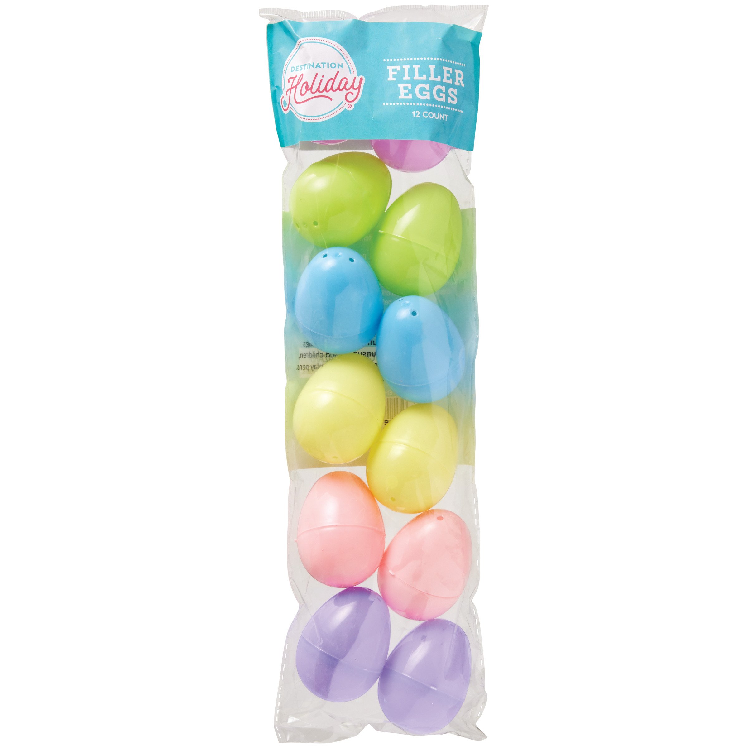 Destination Holiday Plastic Easter Filler Eggs - Pastel Colors - Shop ...