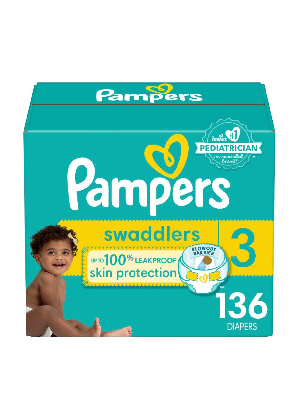 Pampers Swaddlers Baby Diapers - Size 3; image 1 of 10