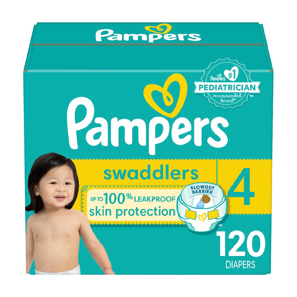 pampers swaddlers size