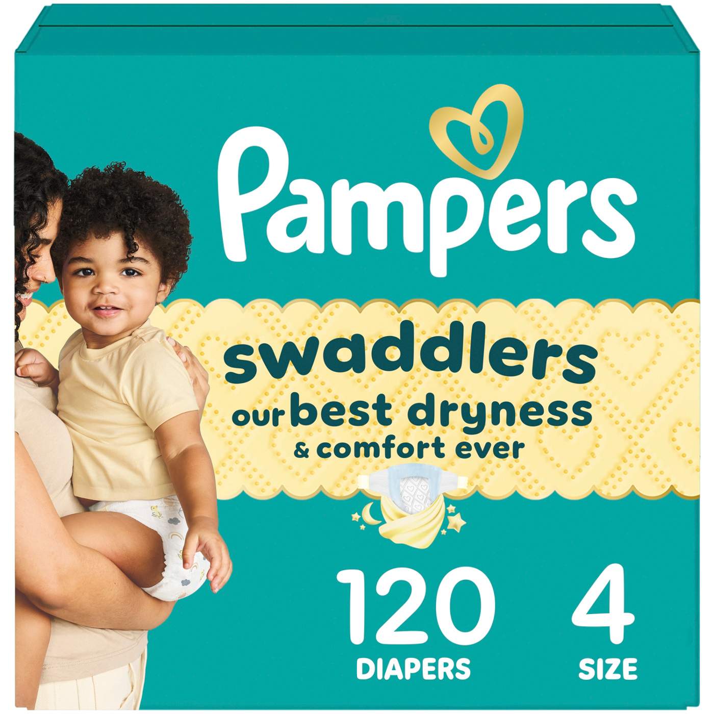 Pampers Swaddlers Baby Diapers - Size 4; image 1 of 9