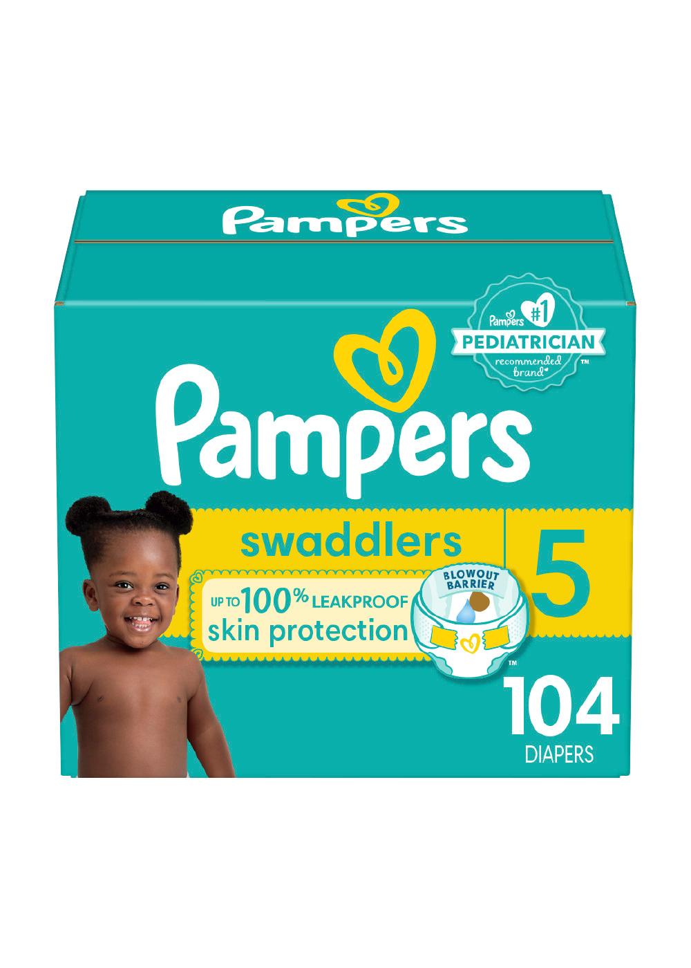 Pampers Swaddlers Baby Diapers - Size 5; image 1 of 10