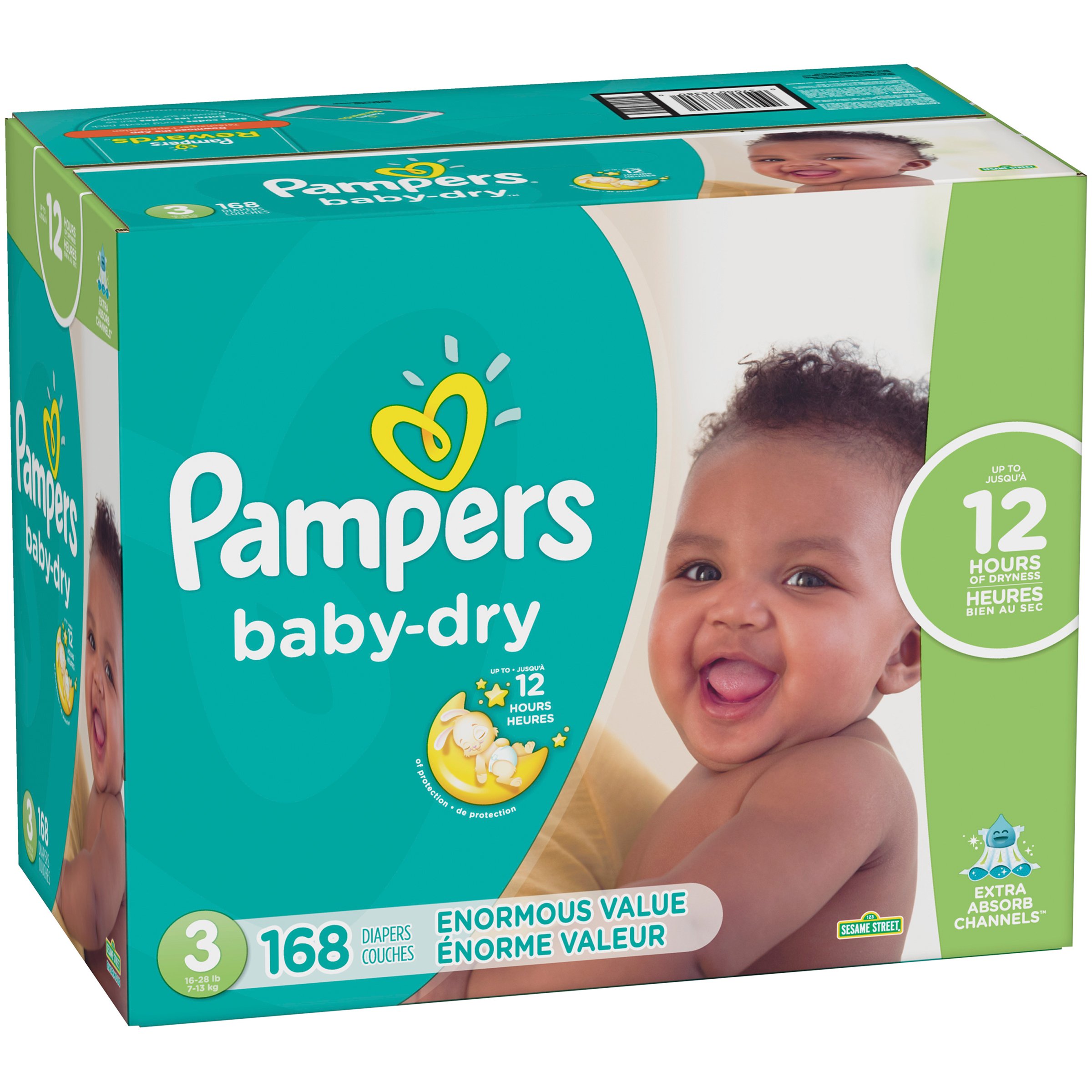 pampers baby dry 12h