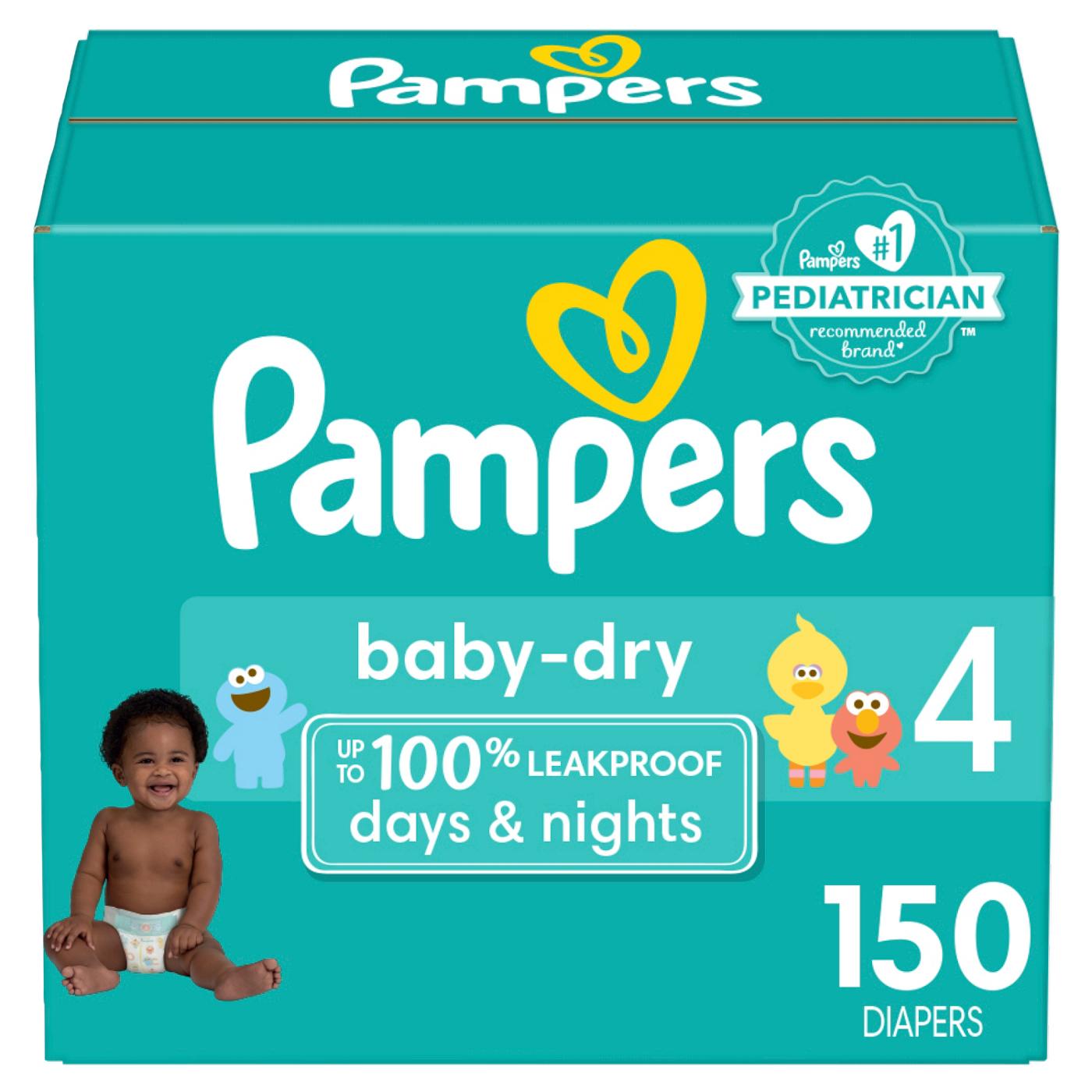 Pampers Baby-Dry Diapers - Size 4; image 1 of 10