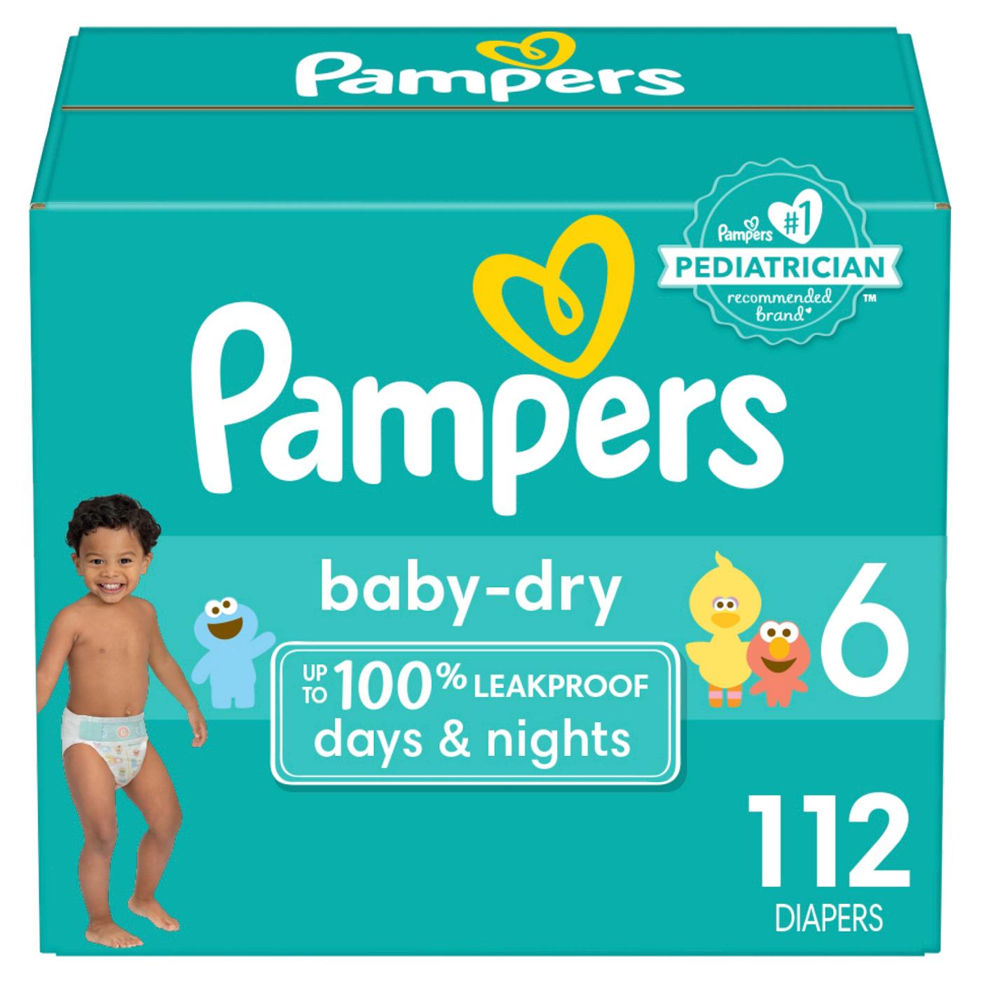 Pampers Baby-Dry Diapers - Size 6; image 1 of 10