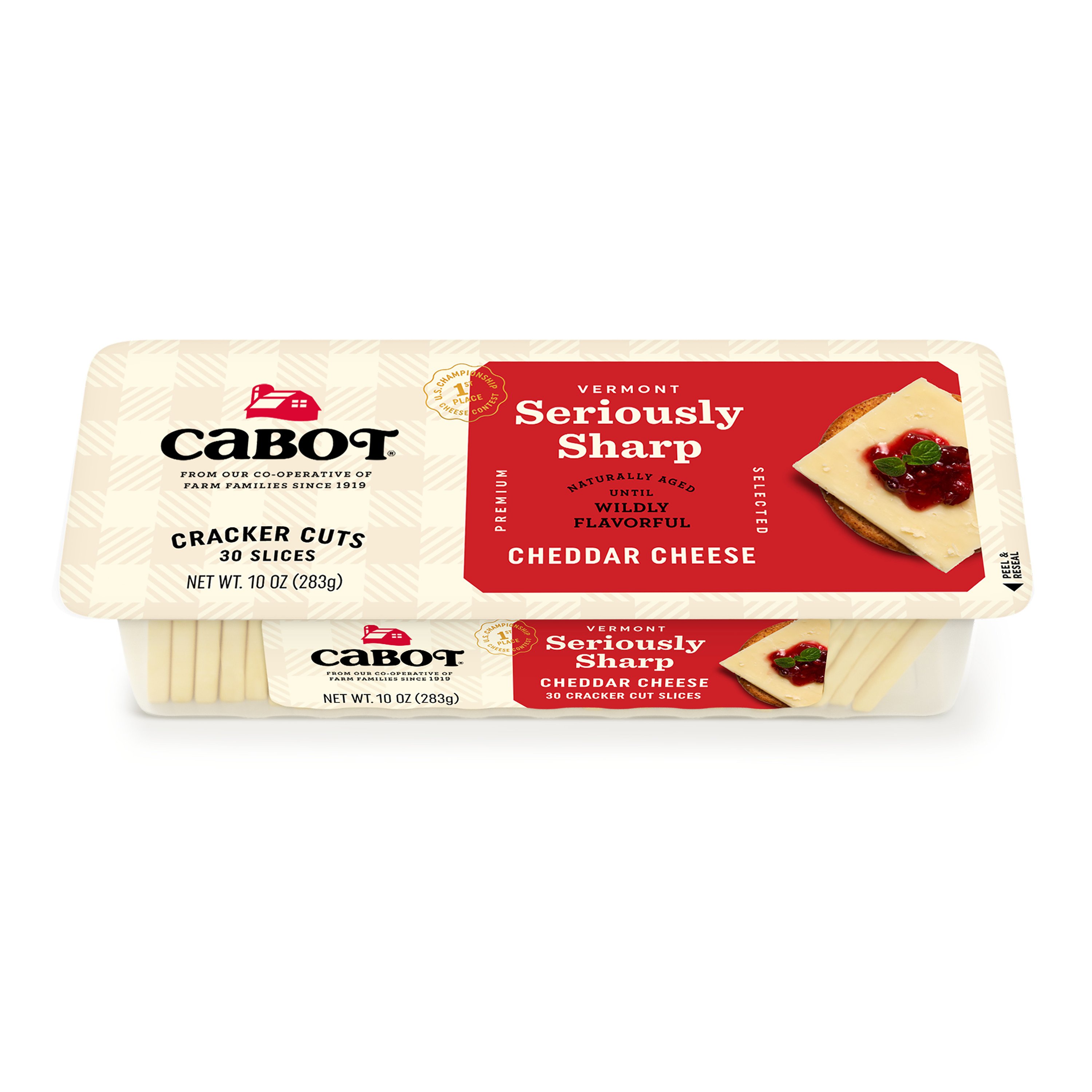 CABOT Vermont Seriously Sharp Cheddar Cracker Cut Cheese Shop Cheese