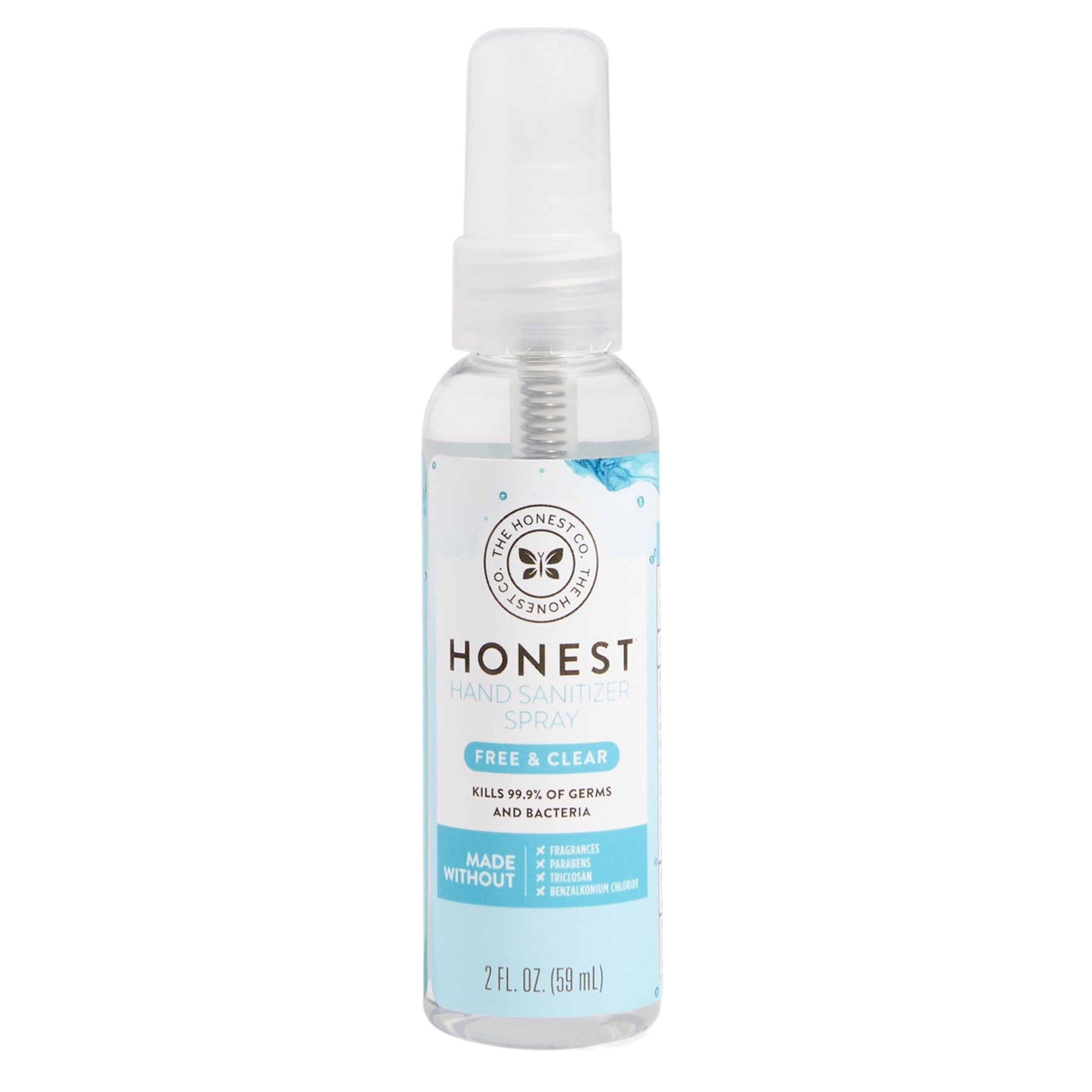 The Honest Company Hand Sanitizer Spray Free & Clear Shop Cleansers