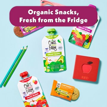 Once Upon a Farm Organic Smart Blend Baby Food Pouch - Raspberry Pear Kale
