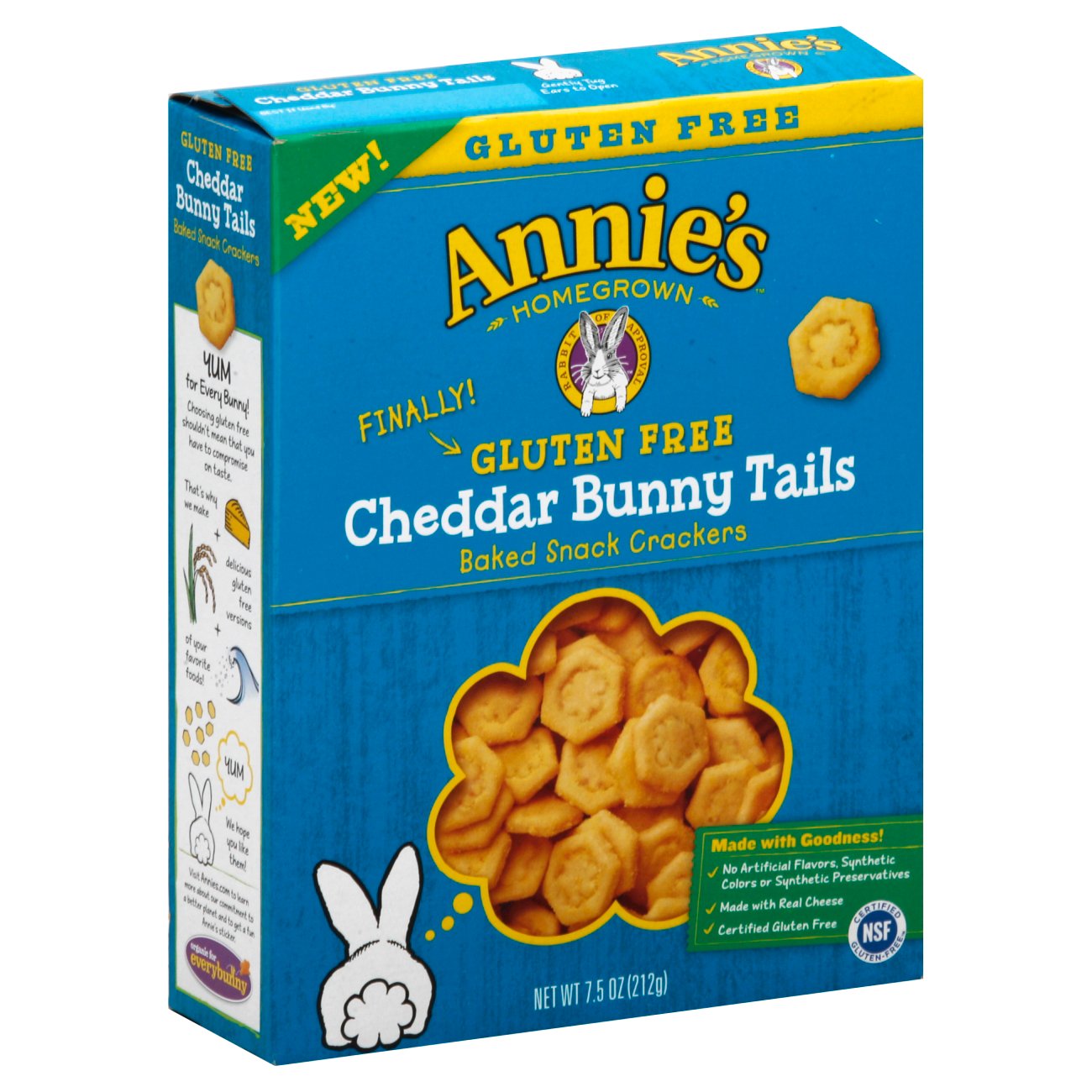 Annie's Gluten Free Cheddar Bunny Tails Baked Snack Crackers Shop