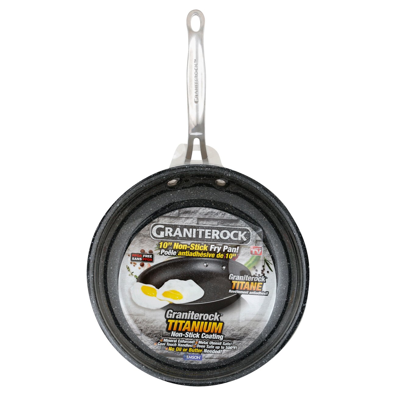 Emson Graniterock Granite Rock Round Pan Shop Kitchen & Dining at HEB