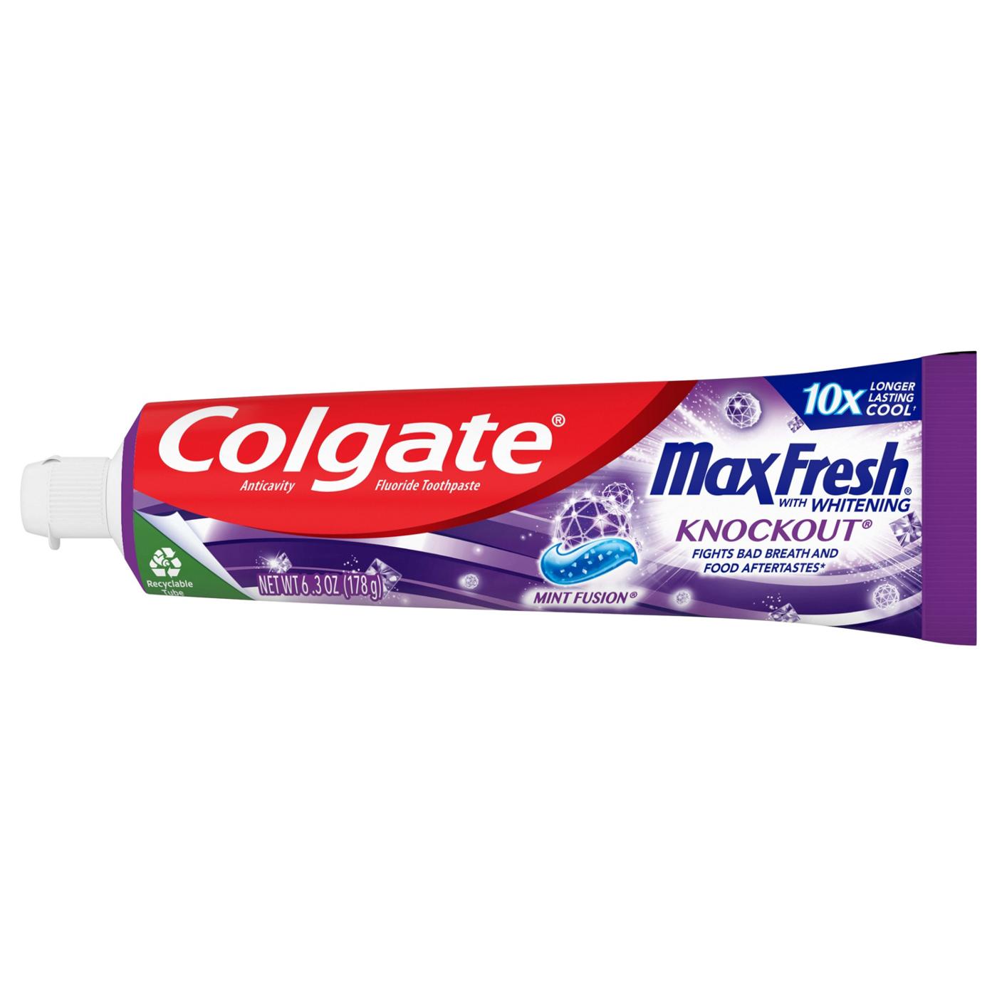 Colgate Max Fresh Anticavity Toothpaste - Mint Fusion; image 4 of 16