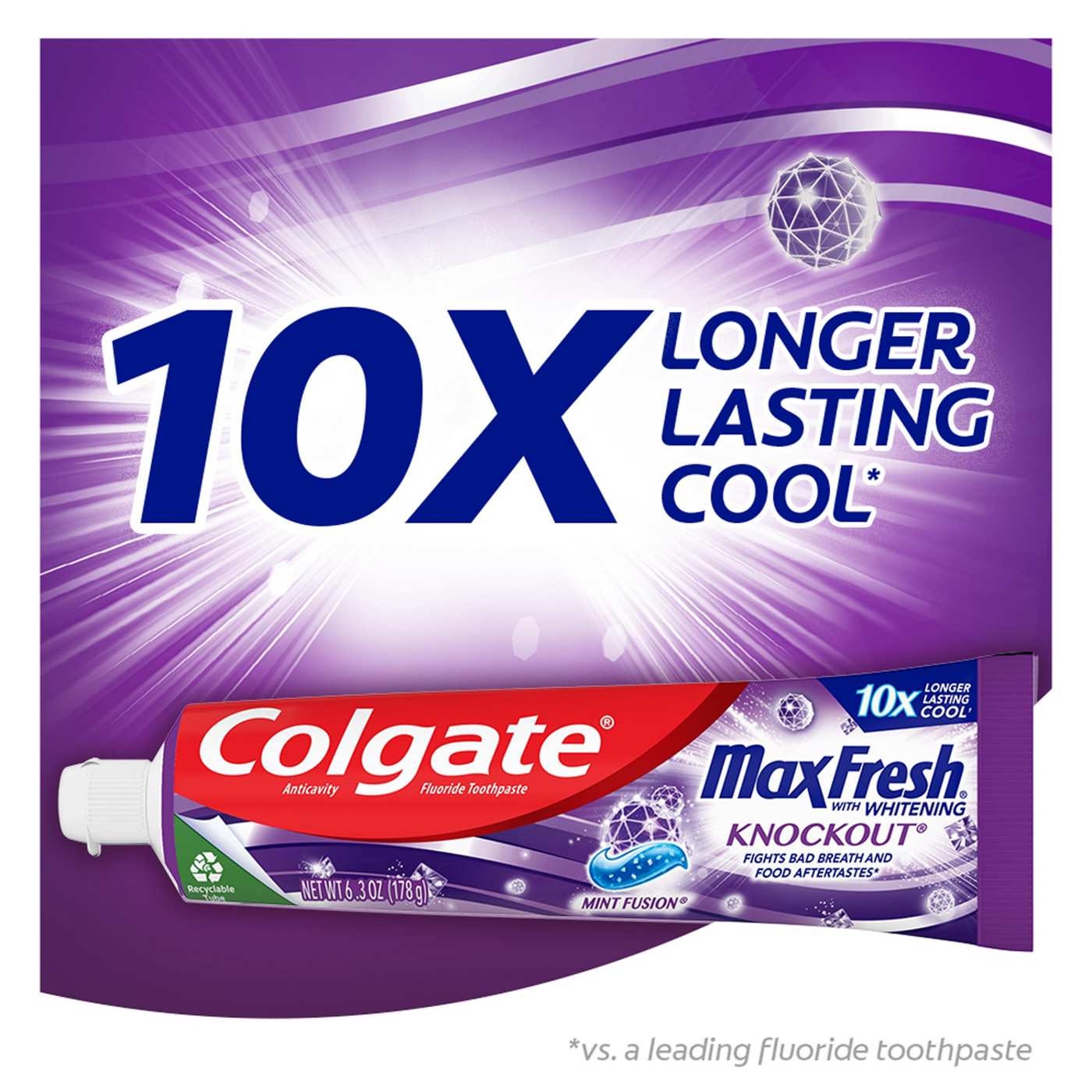 Colgate Max Fresh Anticavity Toothpaste - Mint Fusion; image 8 of 16