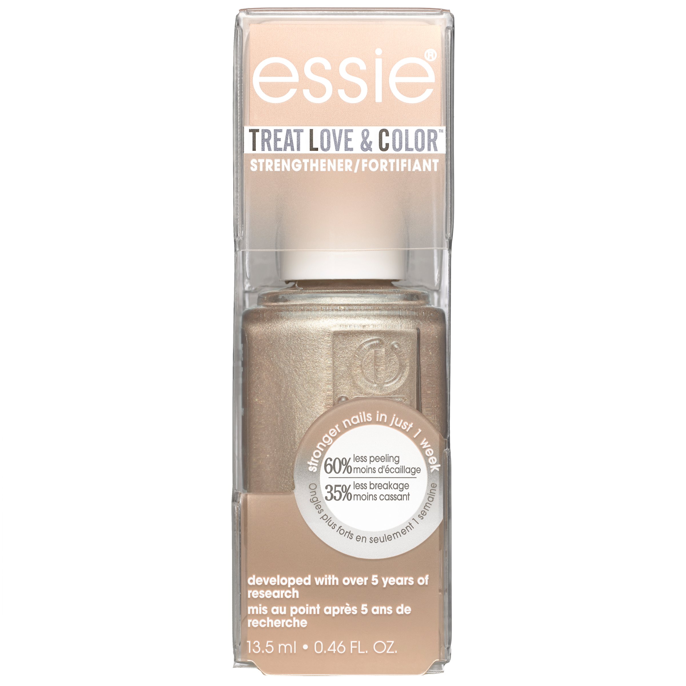 essie Treat Love & Color Nail Polish & Strengthener Glow The Distance Shop Nail Polish at HEB
