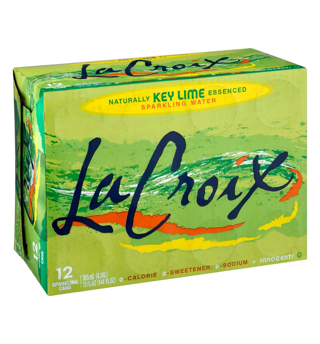 LaCroix Key Lime Sparkling Water 12 oz Cans; image 1 of 2