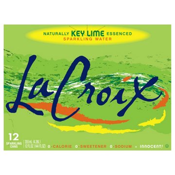 LaCroix Key Lime Sparkling Water 12 pk Cans