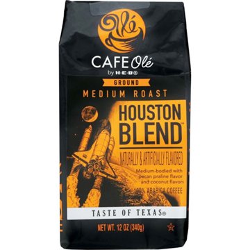 CAFE Olé by H-E-B Houston Blend Medium Roast Ground Coffee, 12 oz