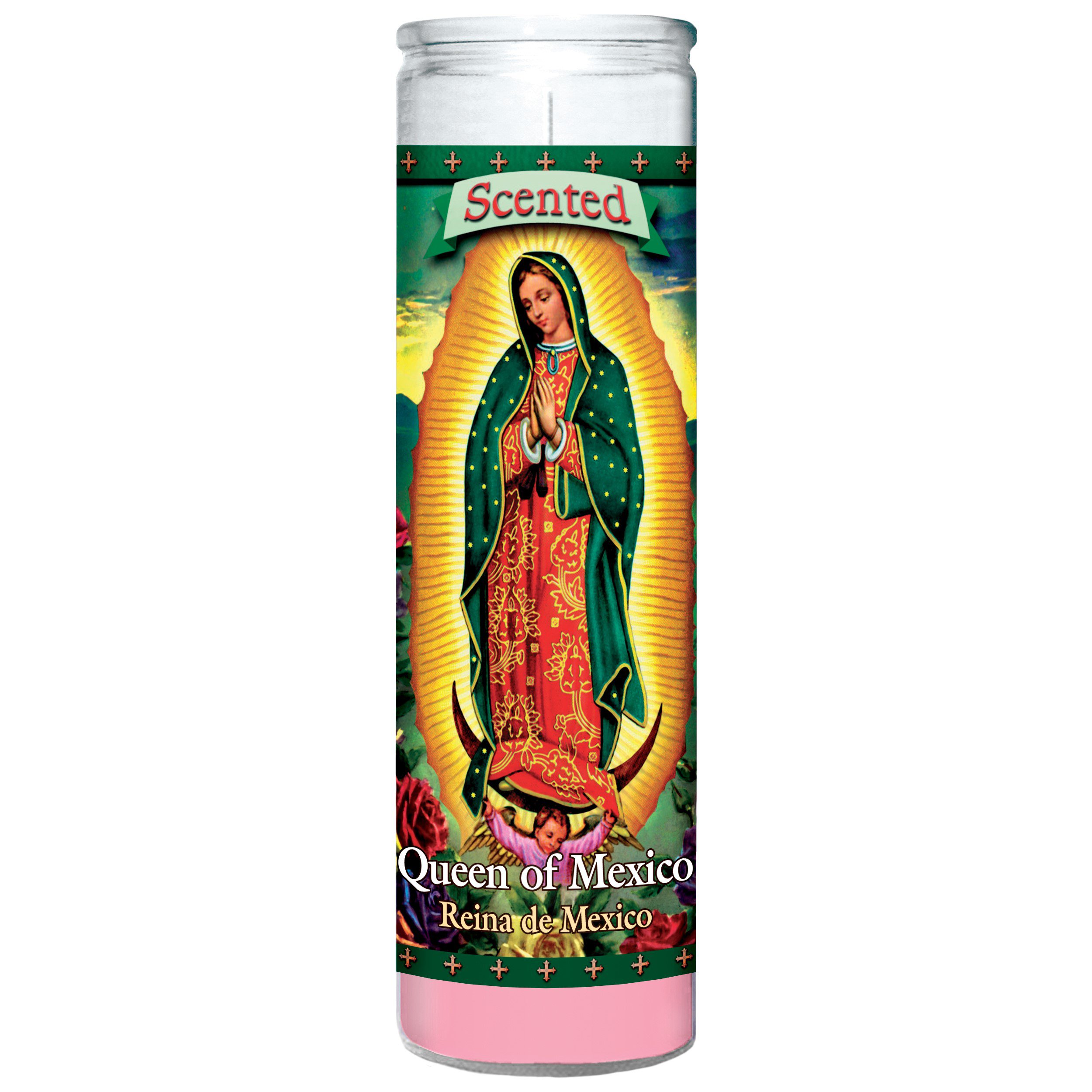 St. Jude Candle Co. Queen of Mexico Rose Scented Religious Candle