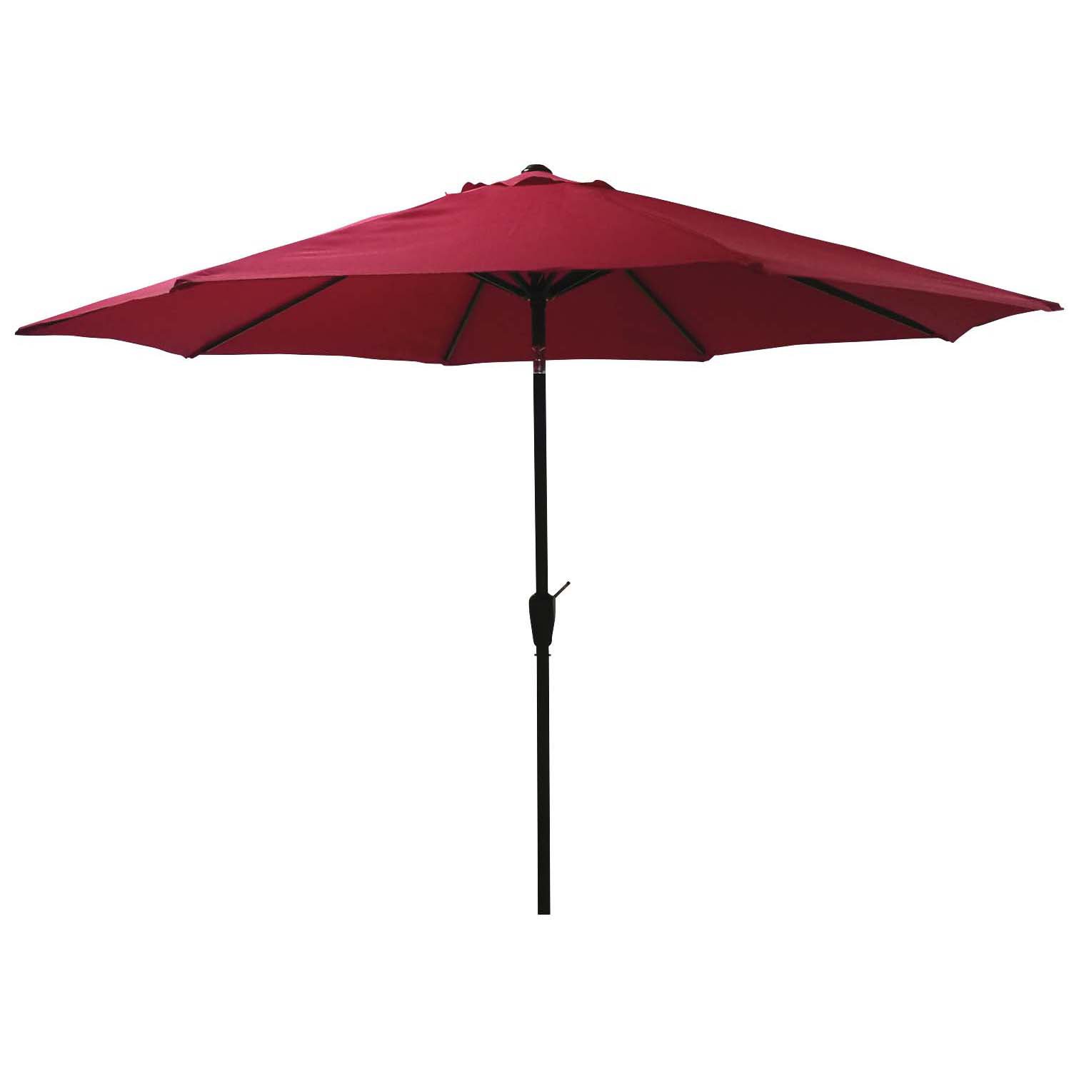 Outdoor Solutions Red Market Umbrella Shop Outdoor decor at HEB