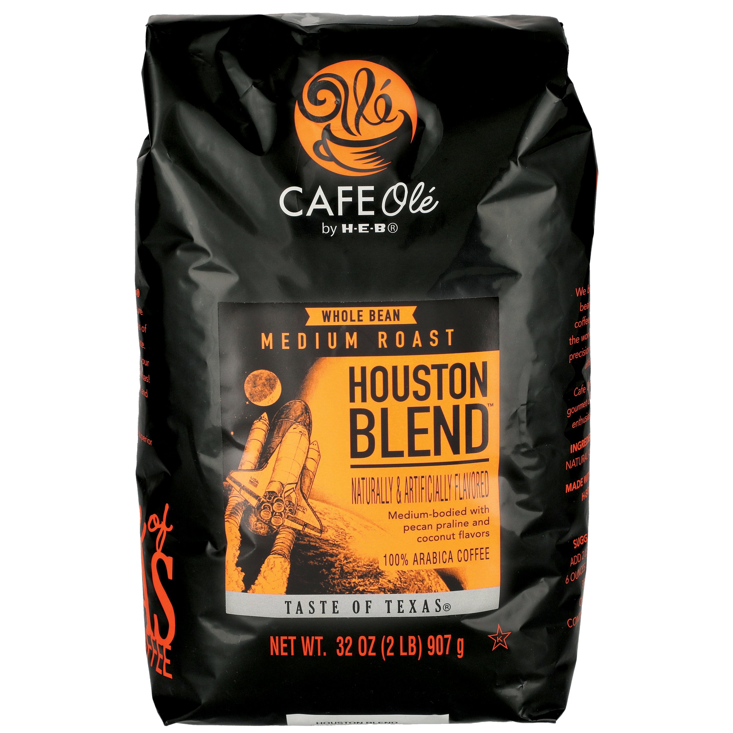 Cafe Ole by H-E-B Taste of Houston Medium Roast Whole Bean Coffee