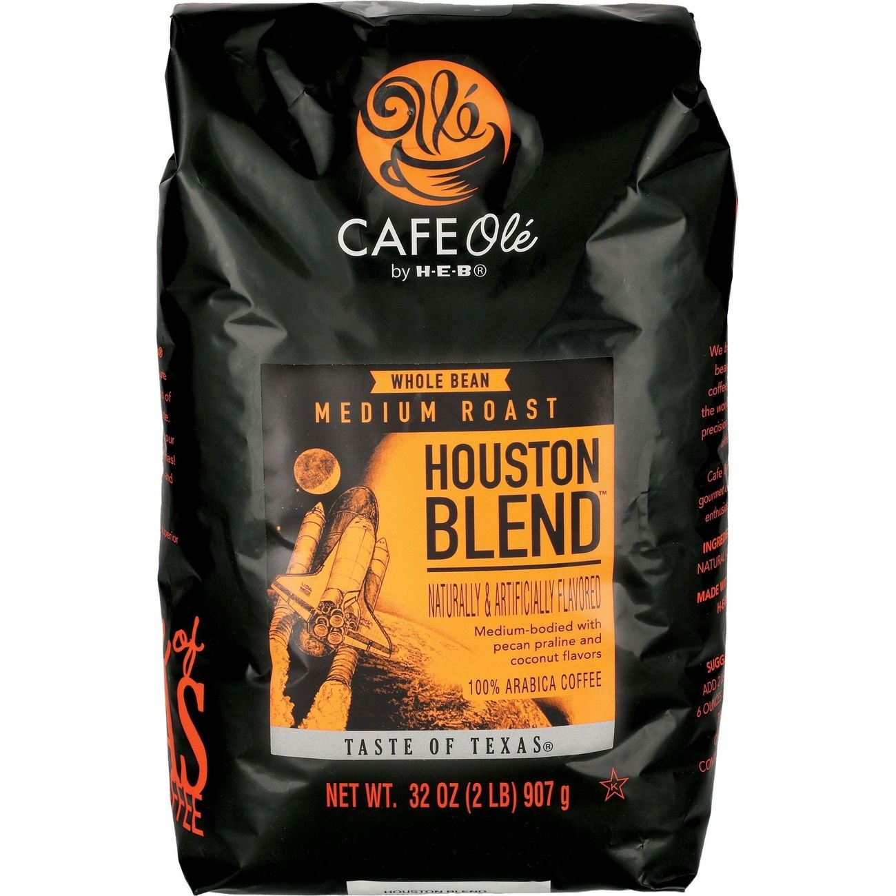 Cafe Ole by HEB Taste of Houston Medium Roast Whole Bean Coffee