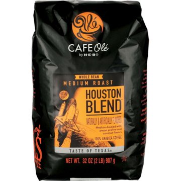 CAFE Olé by H-E-B Houston Blend Medium Roast Whole Bean Coffee
