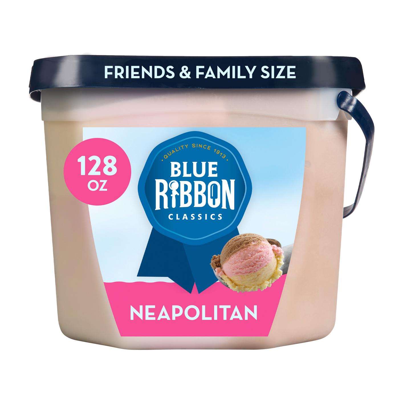 Blue Ribbon Neapolitan Ice Cream Family Size; image 1 of 2
