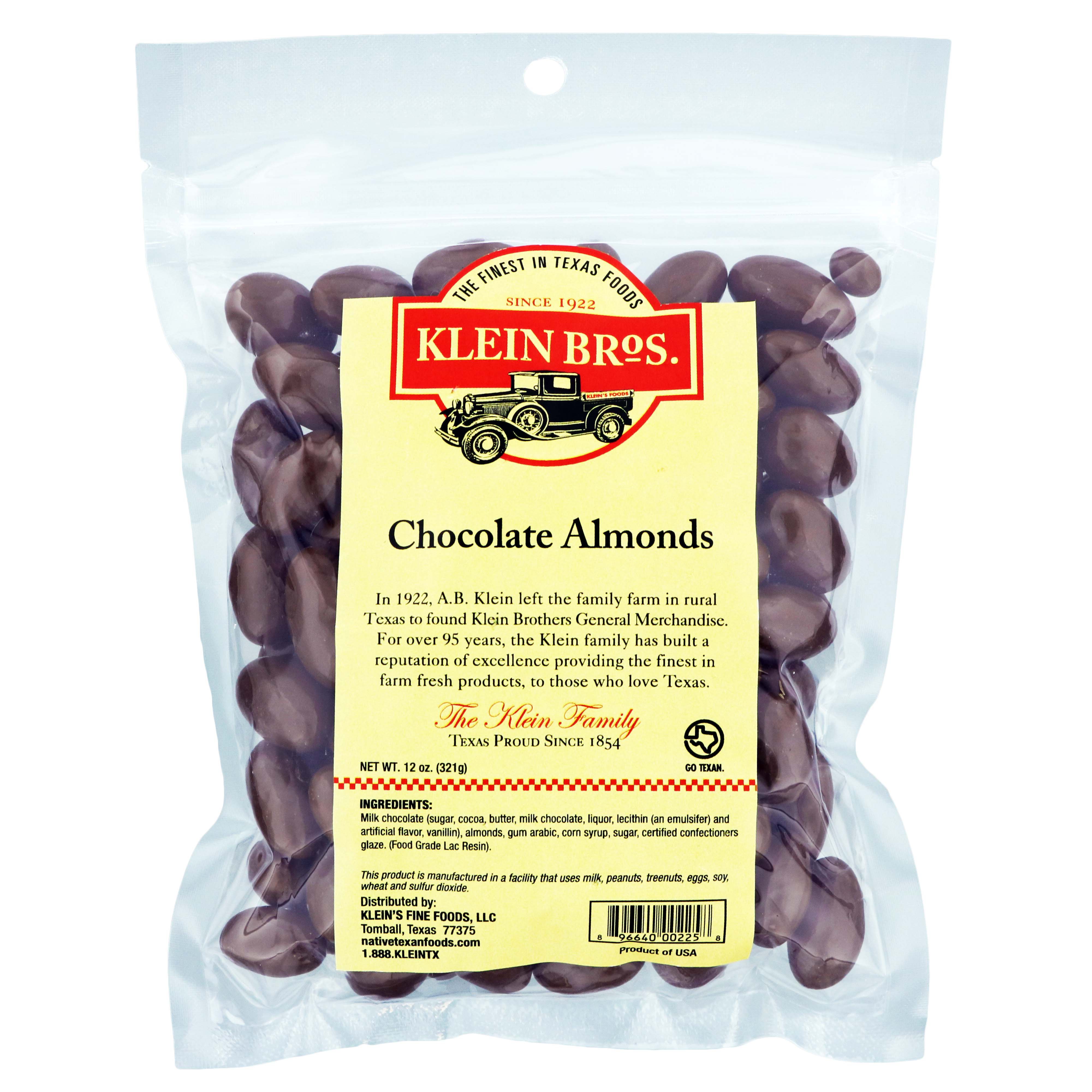 Klein Bros. Chocolate Almonds Shop Nuts & Seeds at HEB
