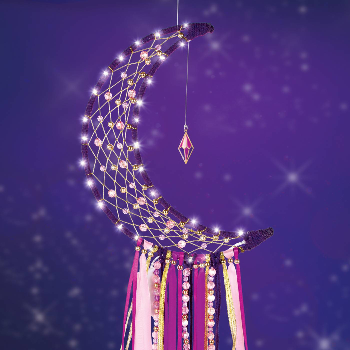 Make It Real Lunar Dream Catcher Kit with Lights; image 6 of 7